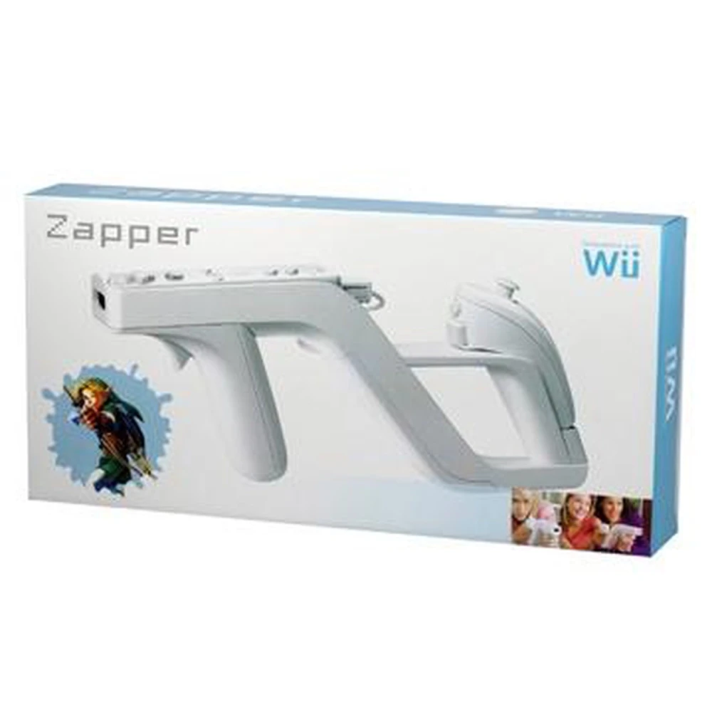 Wii Zapper pisztoly, kompatibilis Wii Remote és nunchuckkal