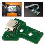 Flex conector de placa de carga Micro USB 12 pines para mando PS4 Dualshock4