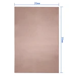 20x30cm egyoldalas FR4 üvegszálas réz PCB lap DIY-hoz