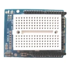 Protoshield prototípuslap mini breadboarddal Arduinohoz
