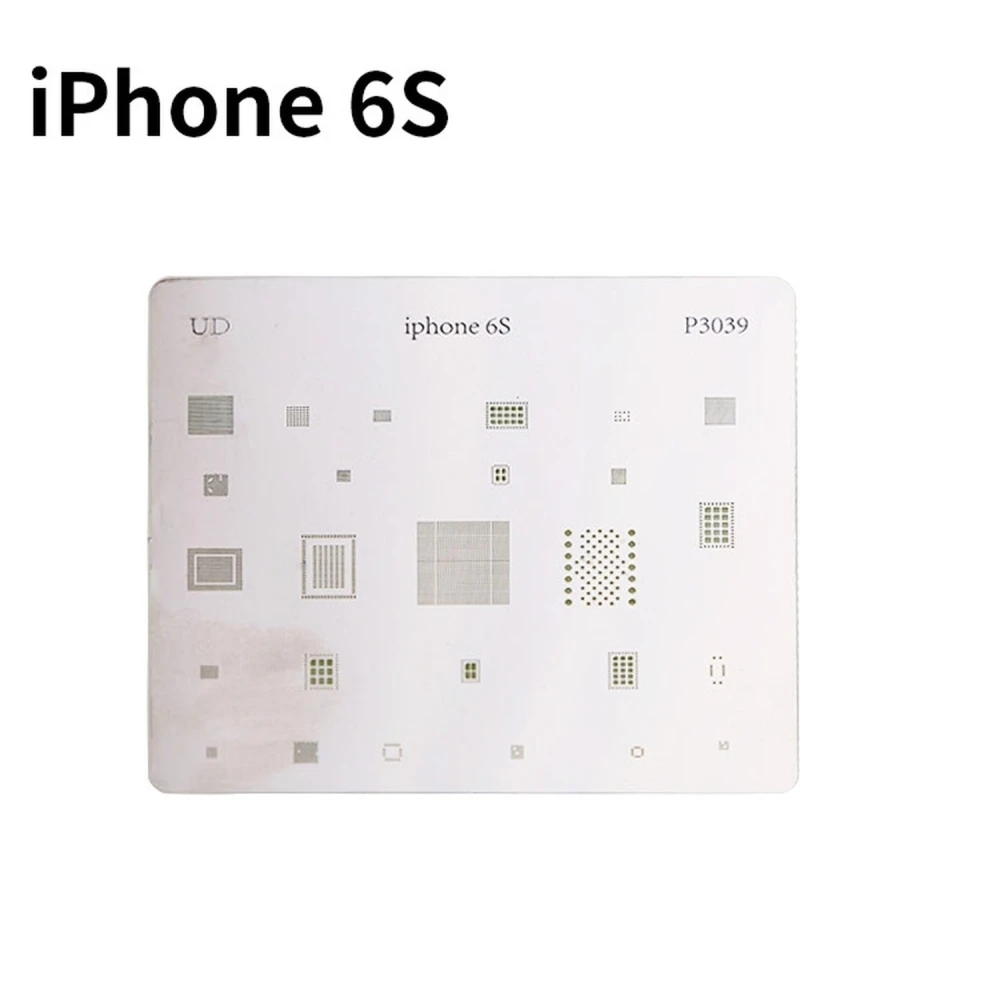 iPhone 6S IC stencil lap BGA javításhoz, közvetlen hő sablonnal