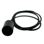 Porta Lámpara Industrial Vintage Retro Edison E27 con cable de 1,1m Modelo C1 instalado en lámpara colgante