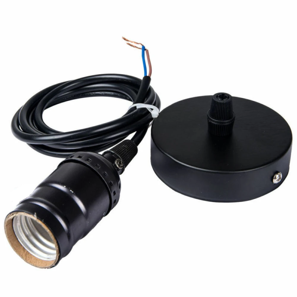 Vintage retro Edison E27 lámpafoglalat kábellel 1,1m MOD G1