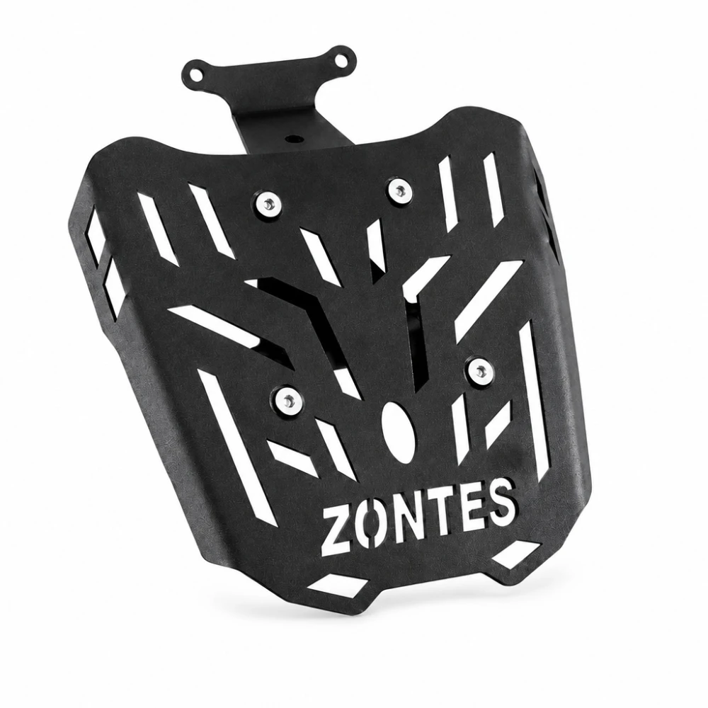Hátsó Csomagtartó Zontes 150X / 125X — 4 mm Vas Csomagrács, Fekete
