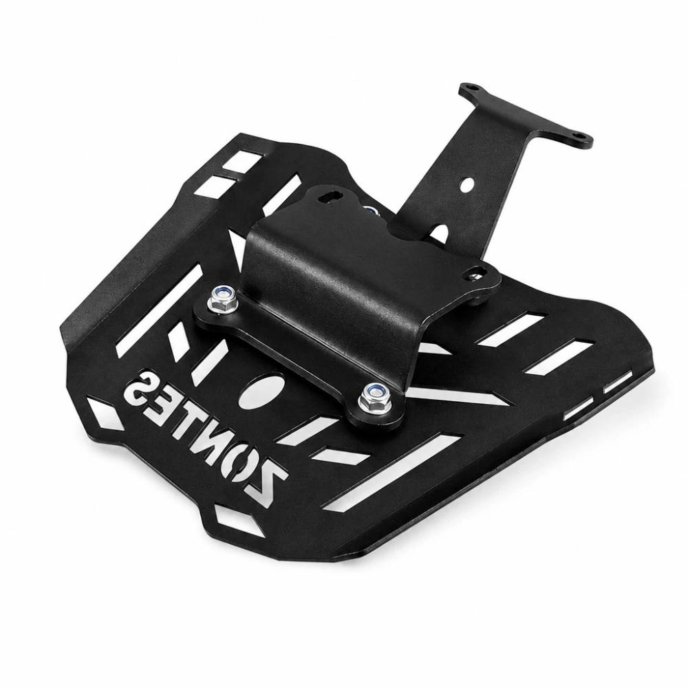 Hátsó Csomagtartó Zontes 150X / 125X — 4 mm Vas Csomagrács, Fekete