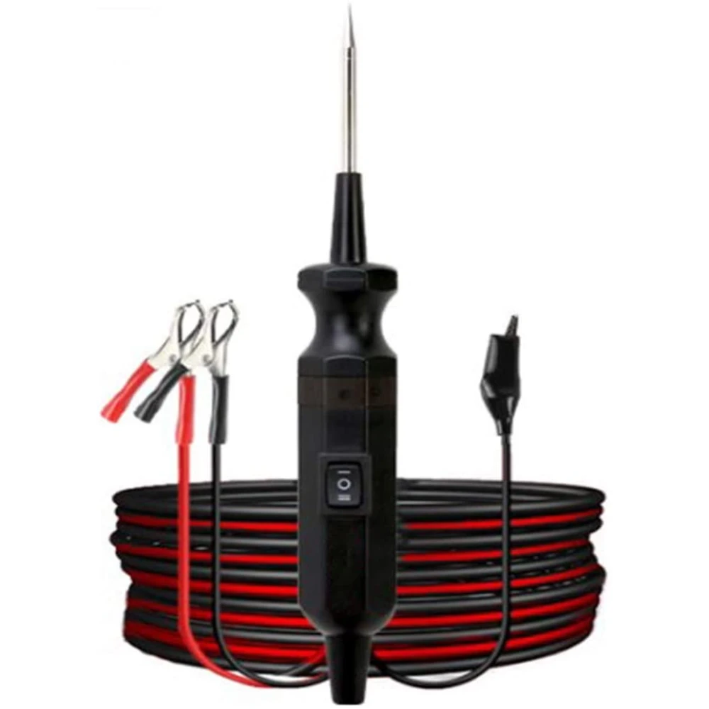DY18 autó áramkörvizsgáló 12V és 24V táp szondával elektromos diagnosztikához