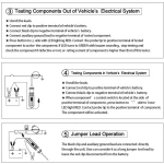 DY18 autó áramkörvizsgáló 12V és 24V táp szondával elektromos diagnosztikához