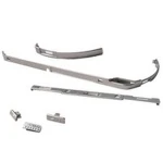 Oldalsó burkolat és gombok cserealkatrész PSP2000-hoz