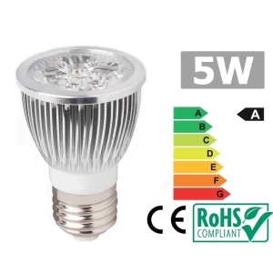 E27 LED spotlámpa 5W meleg fény 3300K