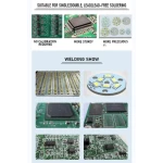 Puhui T-962 V2.0 infravörös reflow sütő PCB és SMD BGA alkatrészekhez