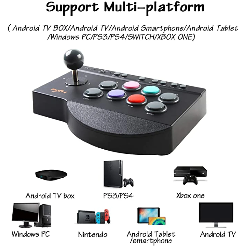 Controlador arcade para juegos de lucha PXN 0082