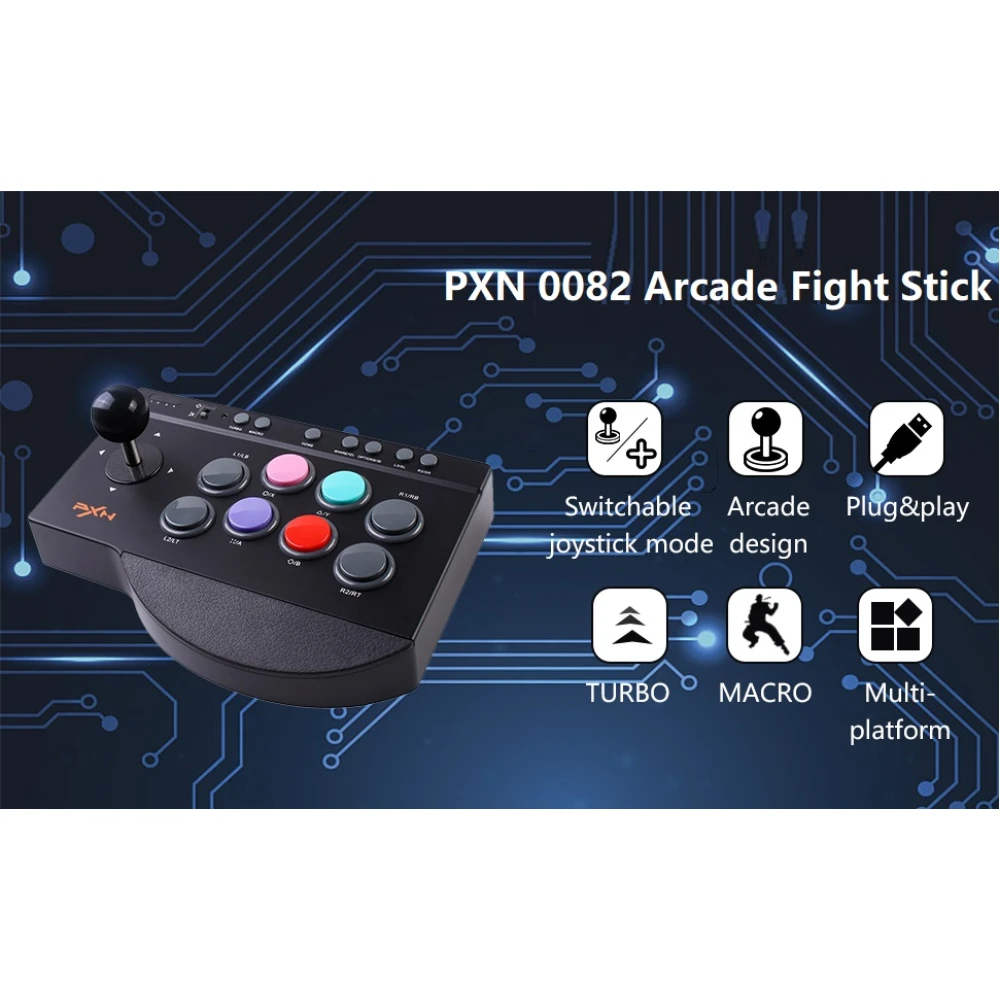 PXN 0082 arcade stick PS3-hoz - többplatformos arcade joystick