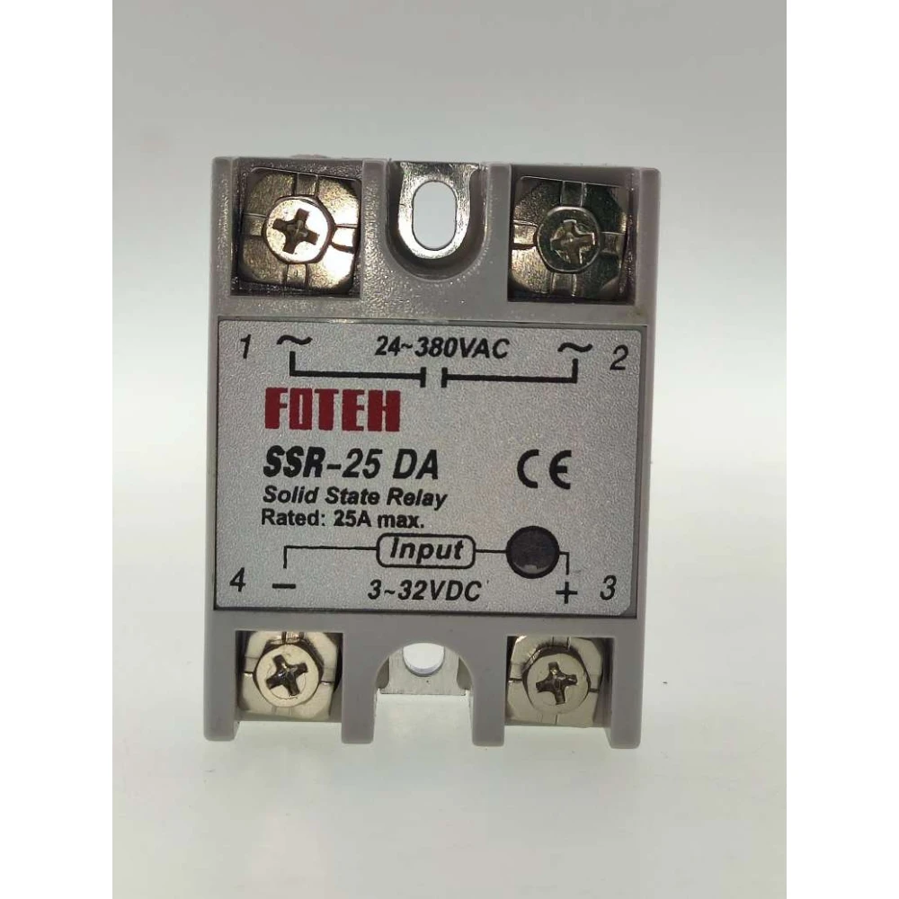 Fotek SSR-25 25A szilárdtest relé elektromos vezérléshez