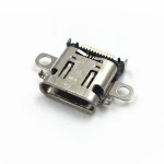 Vista cercana del puerto de carga tipo C para Nintendo Switch