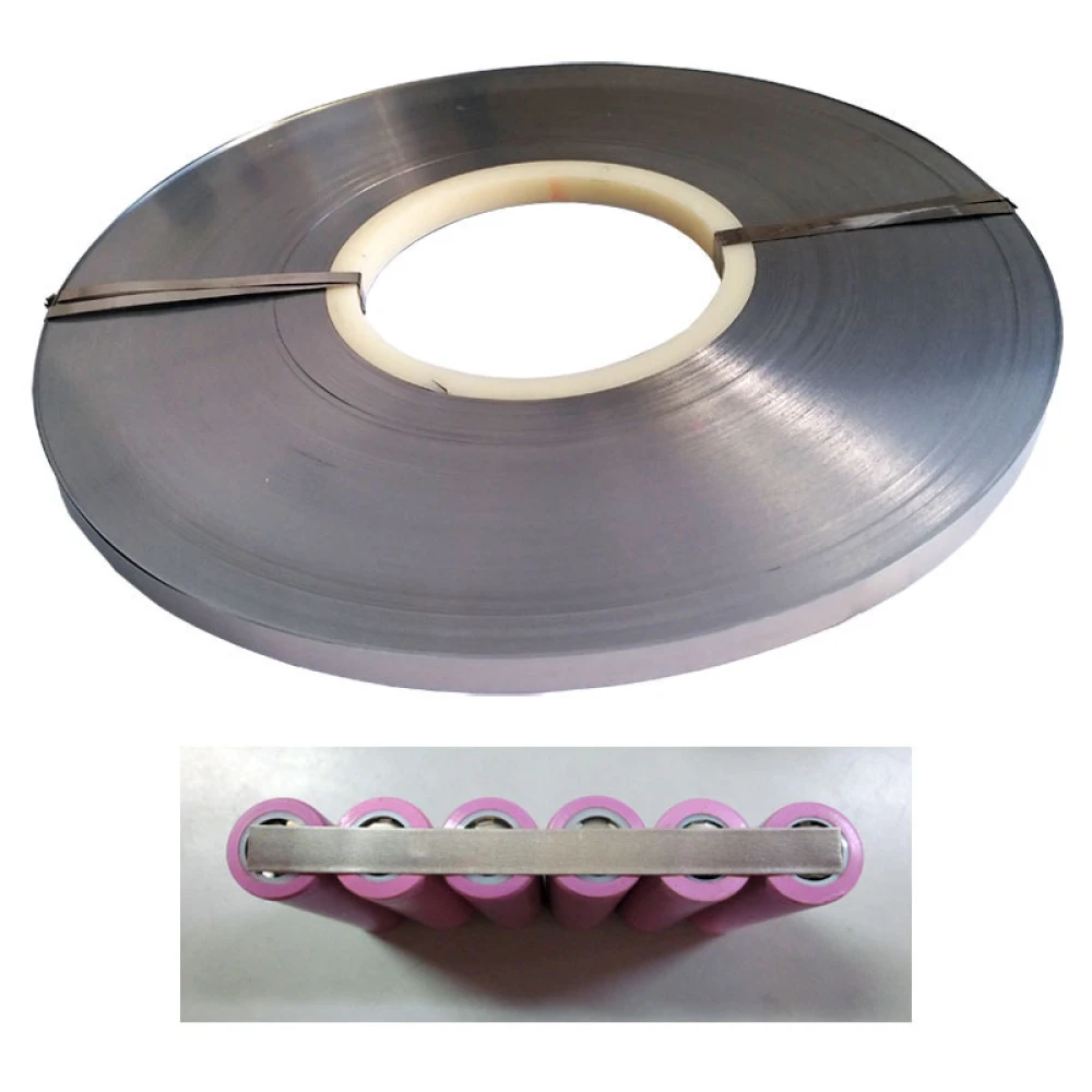 Acél szalag tekercs 0,1mmx5mm 1kg 18650 akkumulátorhoz