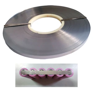 Acél szalag tekercs 0,1mmx5mm 1kg 18650 akkumulátorhoz