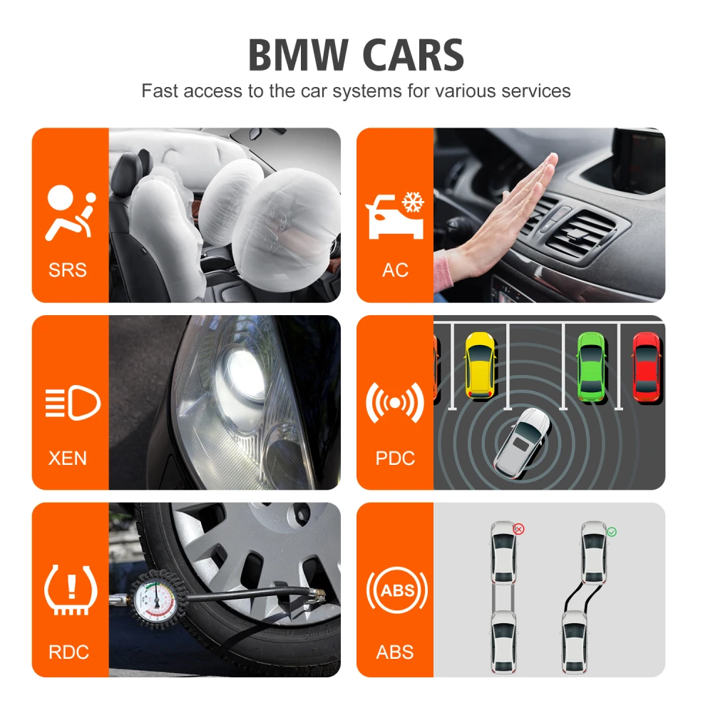 BMW diagnosztikai scanner Konnwei KW480 - OBD2 eszköz BMW-hez