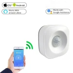 Sensor inalámbrico SONOFF para seguridad smart home en entorno doméstico