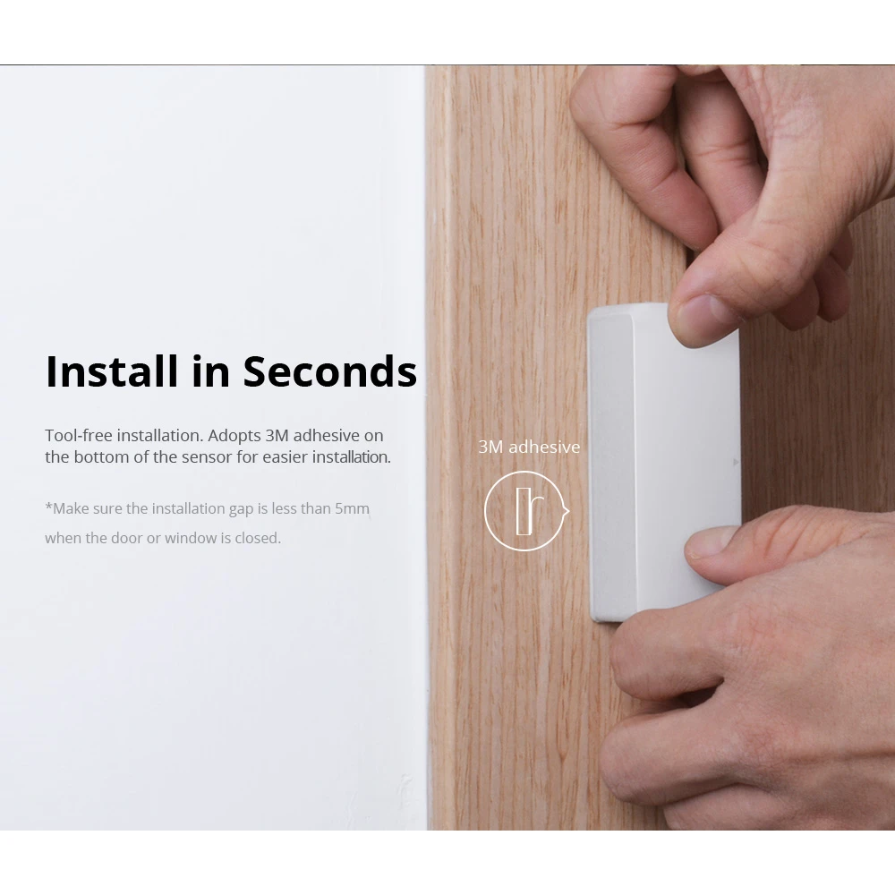 SONOFF DW2 RF vezeték nélküli ajtó-ablak érzékelő otthoni riasztáshoz