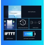 SONOFF DW2 RF vezeték nélküli ajtó-ablak érzékelő otthoni riasztáshoz