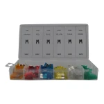 Fusibles para coche y moto de 5A a 30A en caja organizadora