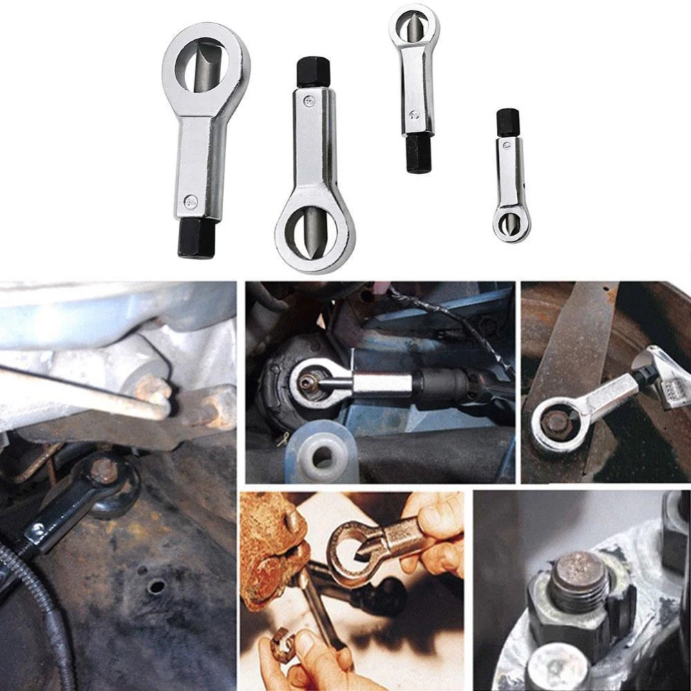 4 db-os fém kézi anyatörő készlet, csavarleválasztó TSX TOOL