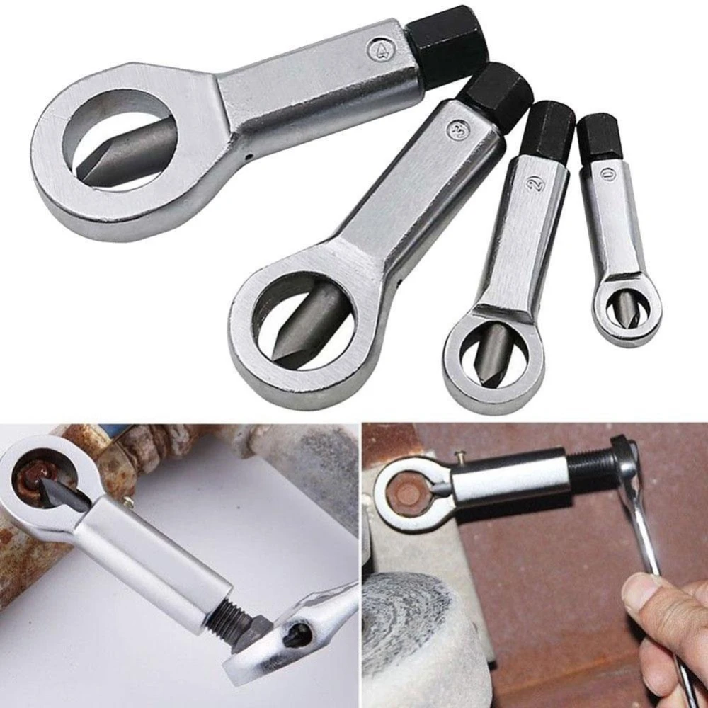 4 db-os fém kézi anyatörő készlet, csavarleválasztó TSX TOOL