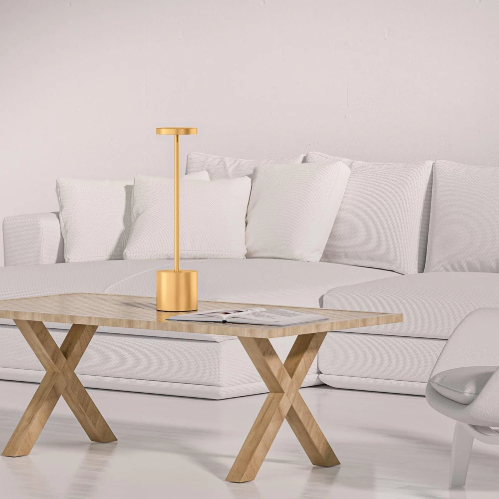 Lámparas LED de mesa con base antideslizante y diseño moderno minimalista