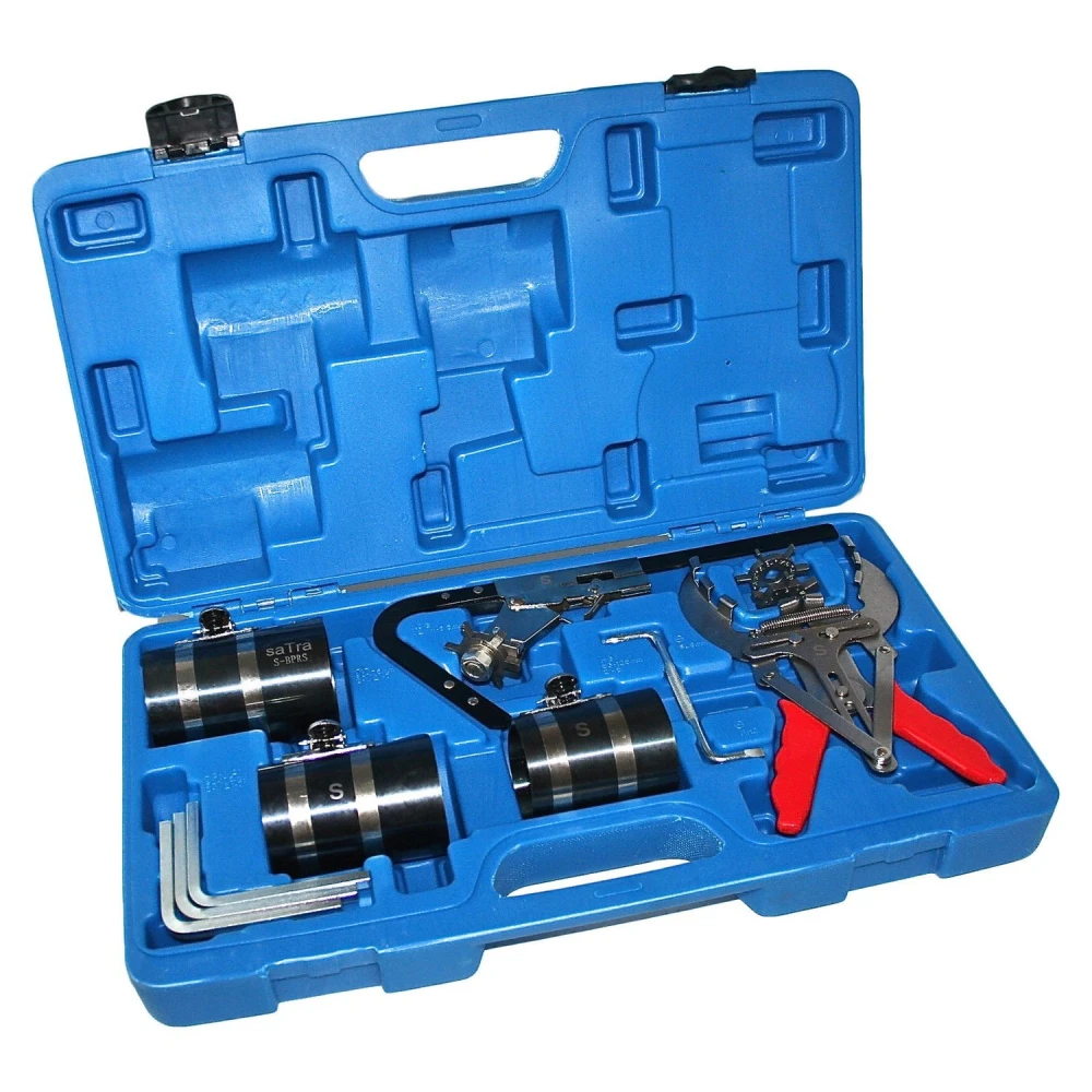 Kit profesional de herramientas TSX TOOL para segmentos de pistones con limpiador y destornillador