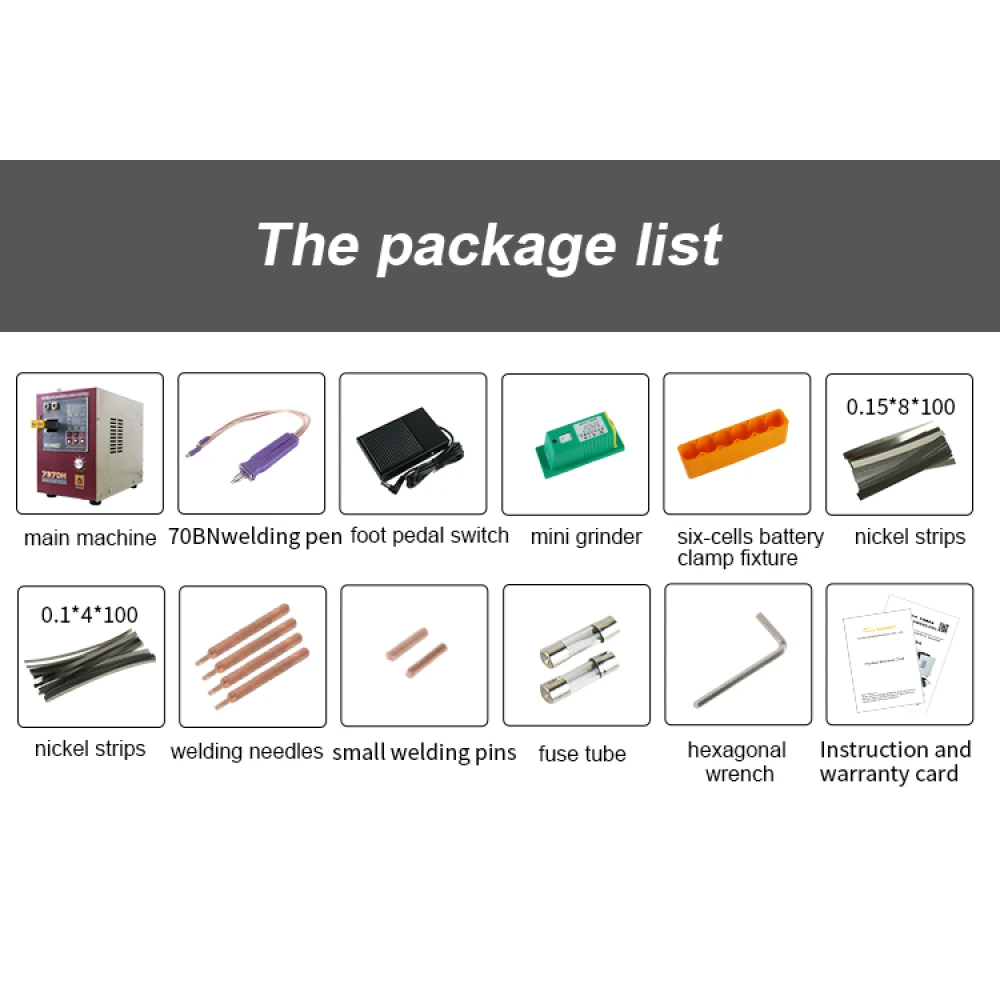 Sunkko 737DH ponthegesztő lítium akkuk építéséhez 18650 14500 21700