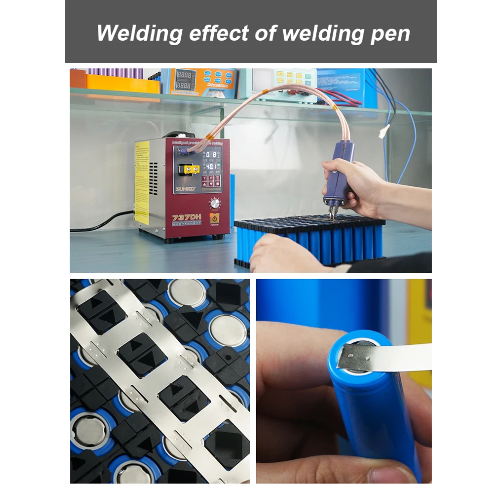 Sunkko 737DH ponthegesztő lítium akkuk építéséhez 18650 14500 21700