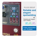 Sunkko 737DH ponthegesztő lítium akkuk építéséhez 18650 14500 21700