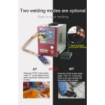 Sunkko 737DH ponthegesztő lítium akkuk építéséhez 18650 14500 21700