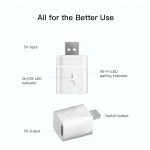 SONOFF Micro intelligens USB WiFi adapter távoli vezérléshez és automatizáláshoz