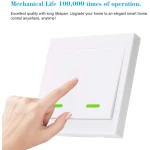 SONOFF interruptor doble inalámbrico RF para domótica en hogar