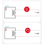 Módulo relé Sonoff RE5V1C compatible con eWeLink y asistentes de voz