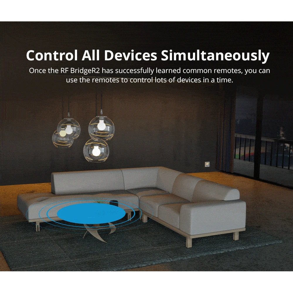 Sonoff RF Bridge R2 433MHz WiFi - RF-WiFi híd