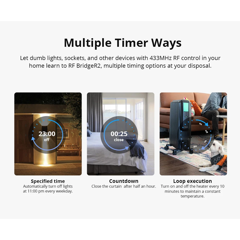 Sonoff RF Bridge R2 433MHz WiFi - RF-WiFi híd