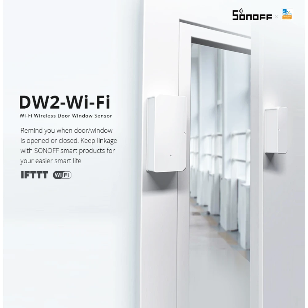 SONOFF SDW2 WiFi vezeték nélküli ajtó- és ablaknyitás érzékelő