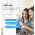 Vista lateral del SONOFF SNZB-02 sensor de temperatura y humedad ZigBee