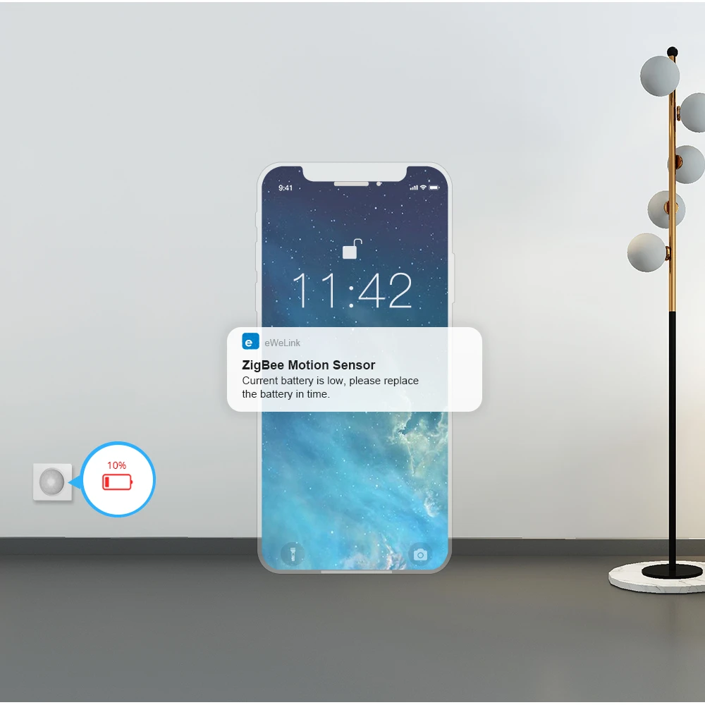 SONOFF SNZB-03 ZigBee mozgásérzékelő - okos vezérlés