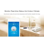 Sonoff TH16 conmutador inteligente conectado para monitorización de temperatura y humedad