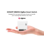 SONOFF ZBMINI ZigBee mini okoskapcsoló lámpavezérléshez, 2 utas