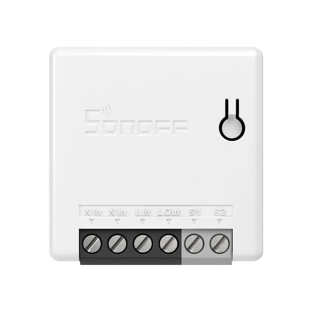 SONOFF ZBMINI ZigBee mini okoskapcsoló lámpavezérléshez, 2 utas