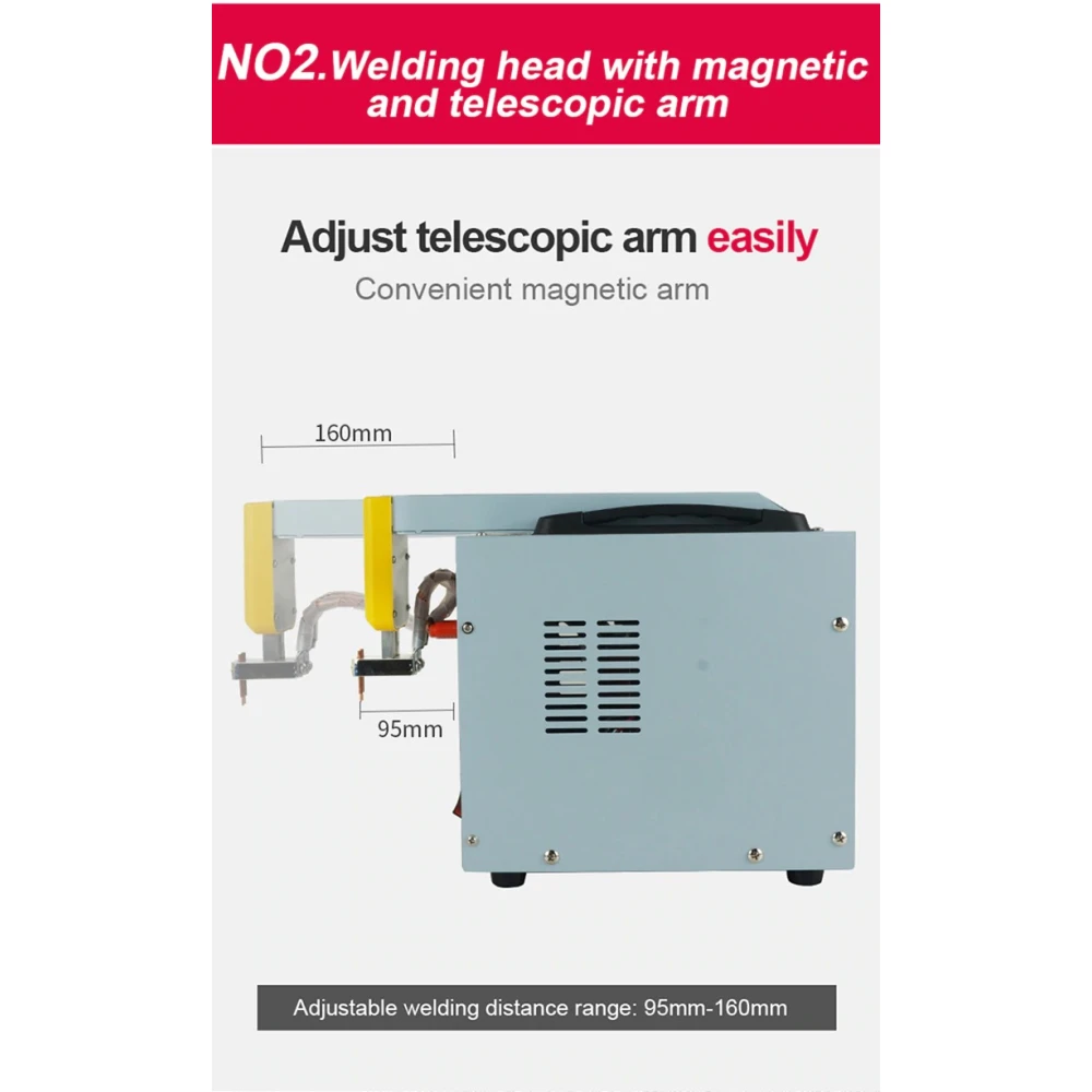 SUNKKO 738AL: Ponthegesztő gép 18650 lítium akkukhoz