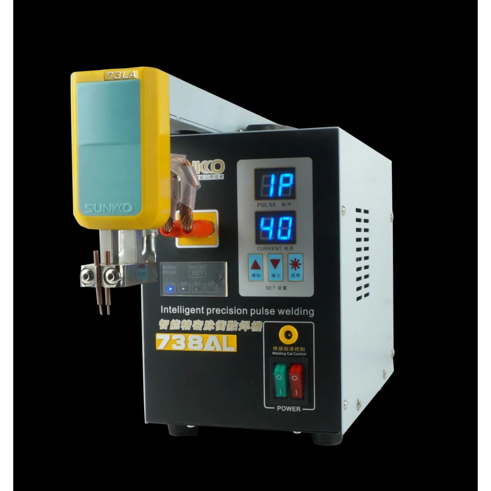 SUNKKO 738AL: Ponthegesztő gép 18650 lítium akkukhoz