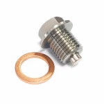Mágneses Olajleeresztő Csavar Rozsdamentes Acél M18 x 1,5 Tömítőgyűrűvel – Autó Motor Olajteknő