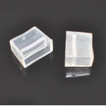 Átlátszó PVC végzáró 220V AC 14mm LED szalaghoz