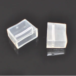 Átlátszó PVC végzáró 220V AC 14mm LED szalaghoz