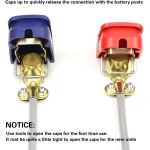 12V gyorscsatlakozós akkumulátorsaru járműhöz, teherautóhoz és hajóhoz